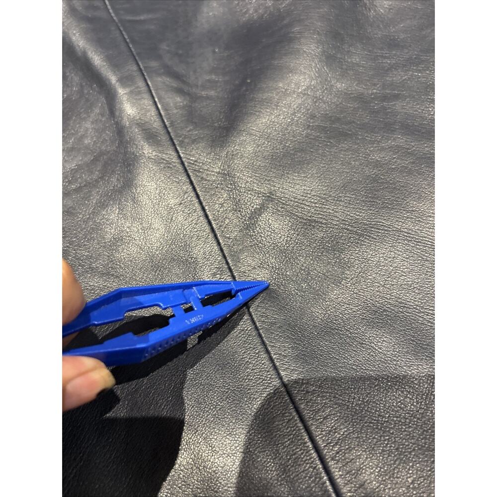 Loewe Black Leather Midi Skirt - Picture 12 of 14